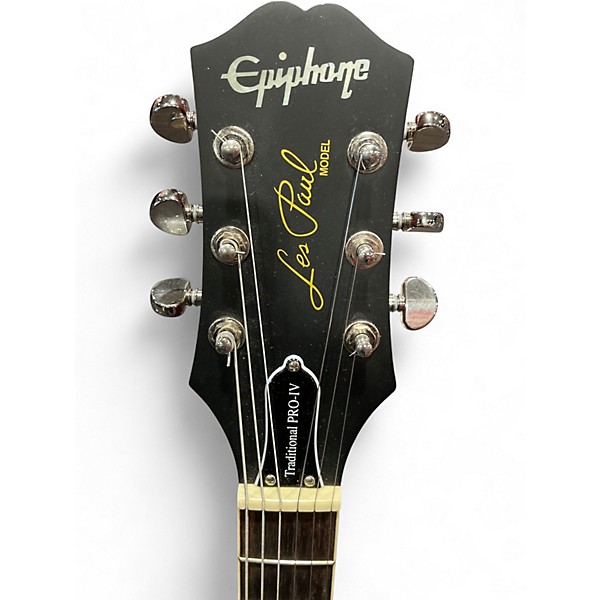 Used Epiphone Les Paul Traditional Pro IV DARK CHERRY Solid Body Electric Guitar