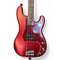 Used Fender HYBRID II PRECISION FSR SATIN Candy Apple Red Electric Bass Guitar