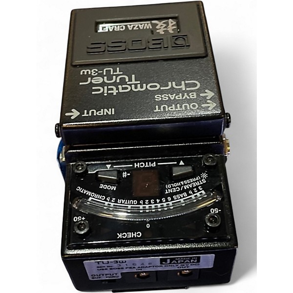 Used BOSS TU3W Waza Craft Chromatic Tuner Pedal