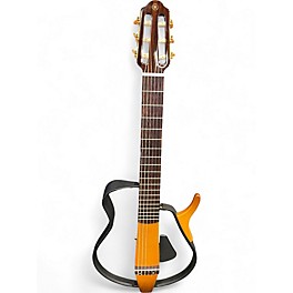 Used Yamaha SLG110N Natural Classical Acoustic Electric Guitar