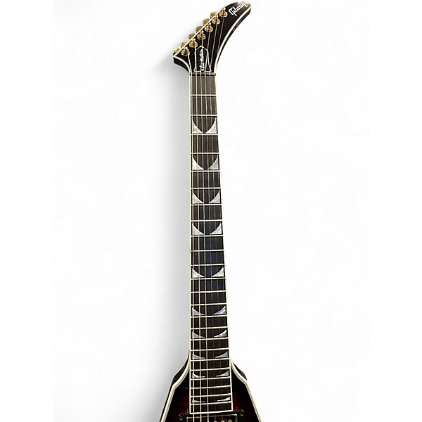 Used Gibson CUSTOM SHOP DAVE MUSTANE FLYING V RED AMBER BURST Solid Body Electric Guitar