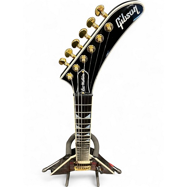 Used Gibson CUSTOM SHOP DAVE MUSTANE FLYING V RED AMBER BURST Solid Body Electric Guitar