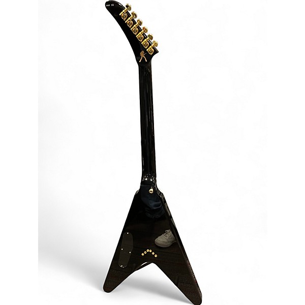 Used Gibson CUSTOM SHOP DAVE MUSTANE FLYING V RED AMBER BURST Solid Body Electric Guitar