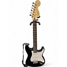 Used Squier Affinity Stratocaster Black Solid Body Electric Guitar