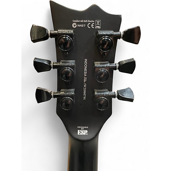 Used ESP LTD EC1000 FR Flat Black Solid Body Electric Guitar