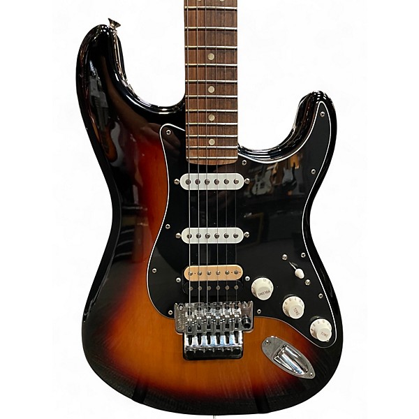 Used Fender Standard Stratocaster HSS Floyd Rose 3 Tone Sunburst Solid Body Electric Guitar