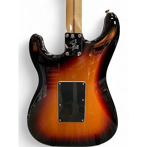 Used Fender Standard Stratocaster HSS Floyd Rose 3 Tone Sunburst Solid Body Electric Guitar