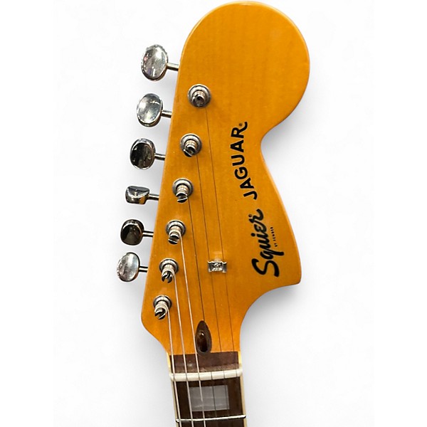 Used Squier CLASSIC VIBE 60S JAGUAR Daphne Blue Solid Body Electric Guitar