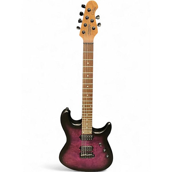 Used Sterling by Music Man JP50 John Petrucci Signature Trans Purple Solid Body Electric Guitar