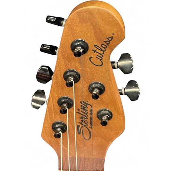 Used Sterling by Music Man JP50 John Petrucci Signature Trans Purple Solid Body Electric Guitar