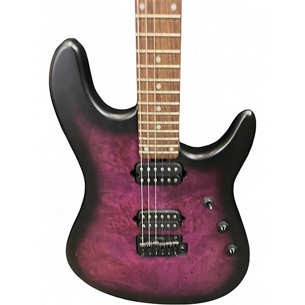 Used Sterling by Music Man JP50 John Petrucci Signature Trans Purple Solid Body Electric Guitar