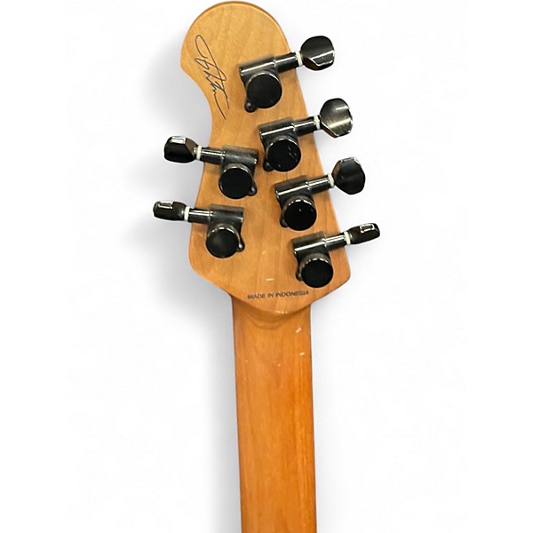 Used Sterling by Music Man JP50 John Petrucci Signature Trans Purple Solid Body Electric Guitar