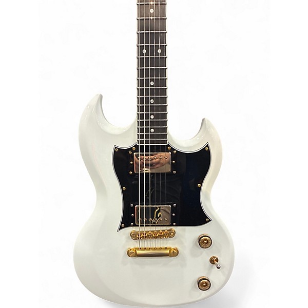 Used Schecter Guitar Research Zacky Vengeance H6llyw66d Classic White Solid Body Electric Guitar
