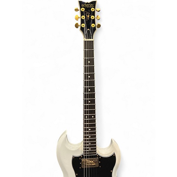 Used Schecter Guitar Research Zacky Vengeance H6llyw66d Classic White Solid Body Electric Guitar