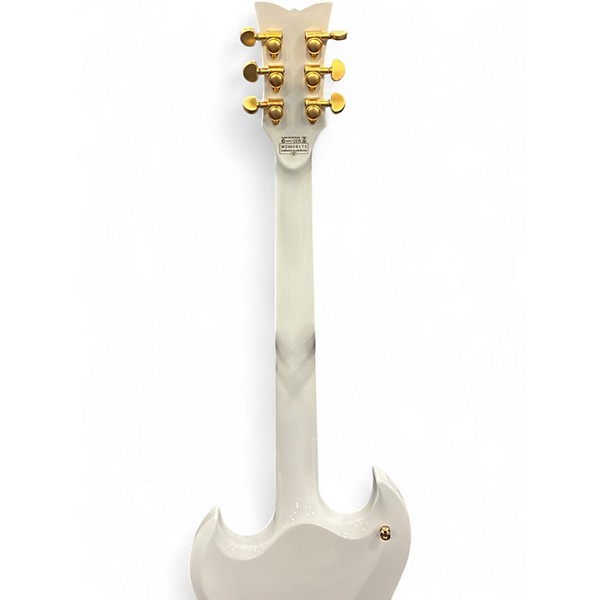 Used Schecter Guitar Research Zacky Vengeance H6llyw66d Classic White Solid Body Electric Guitar