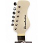 Used Danelectro SITAR WHITE CRACKLE Solid Body Electric Guitar