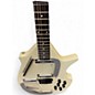 Used Danelectro SITAR WHITE CRACKLE Solid Body Electric Guitar