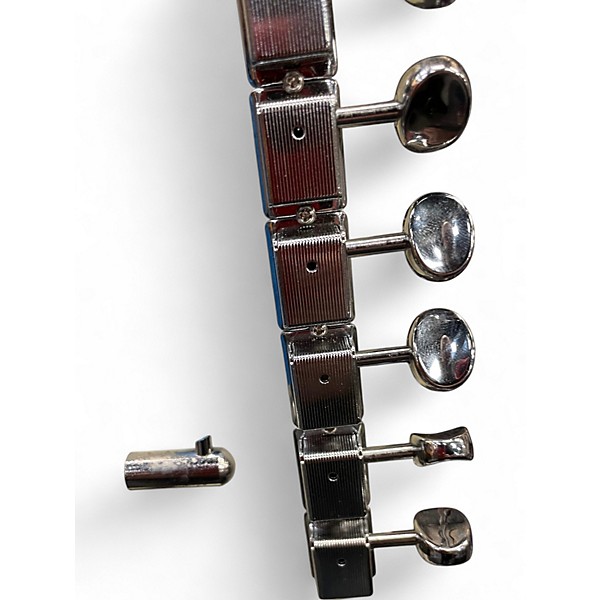 Used Danelectro SITAR WHITE CRACKLE Solid Body Electric Guitar