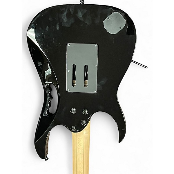 Used Ibanez JEM77VBK Black Solid Body Electric Guitar