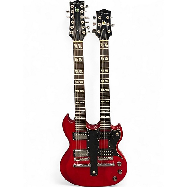 Used Jay Turser JTXG2 Cherry Solid Body Electric Guitar