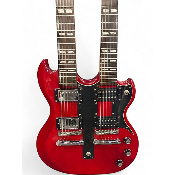 Used Jay Turser JTXG2 Cherry Solid Body Electric Guitar