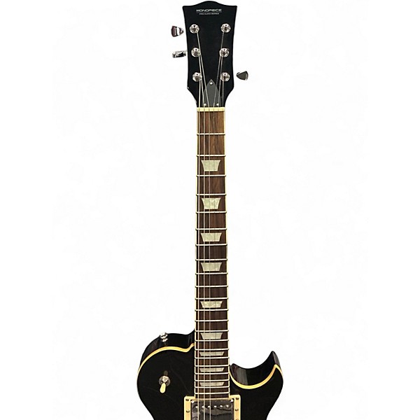 Used Monoprice Route 66 LP Black Solid Body Electric Guitar