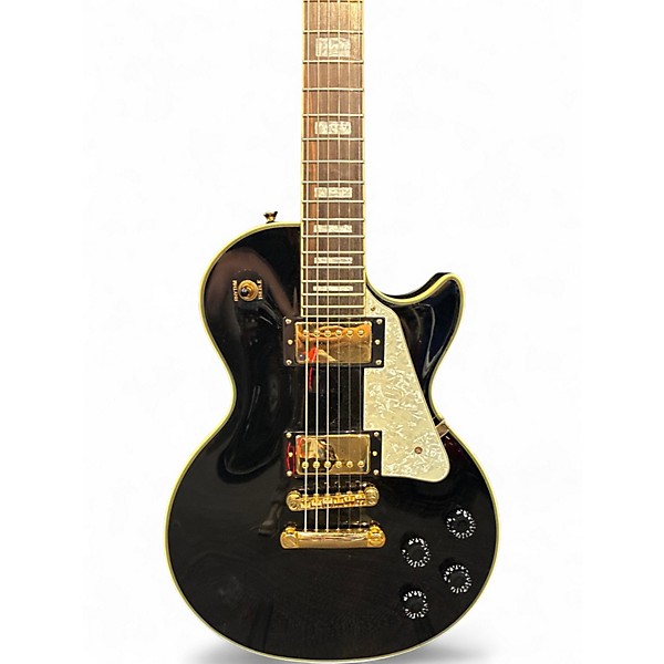 Used Epiphone Les Paul Custom Pro Black Solid Body Electric Guitar