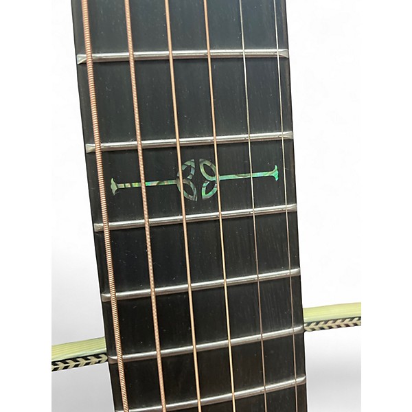 Used Alvarez LD70e Herringbone Sunset Acoustic Guitar