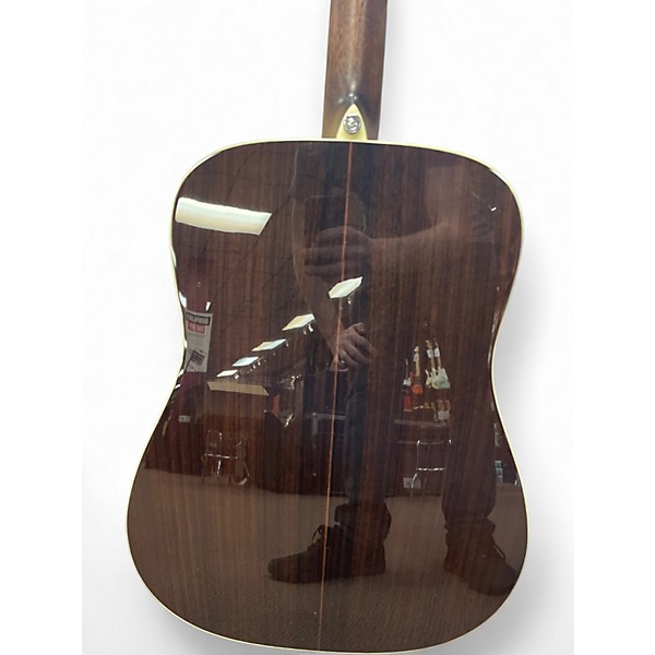 Used Alvarez LD70e Herringbone Sunset Acoustic Guitar