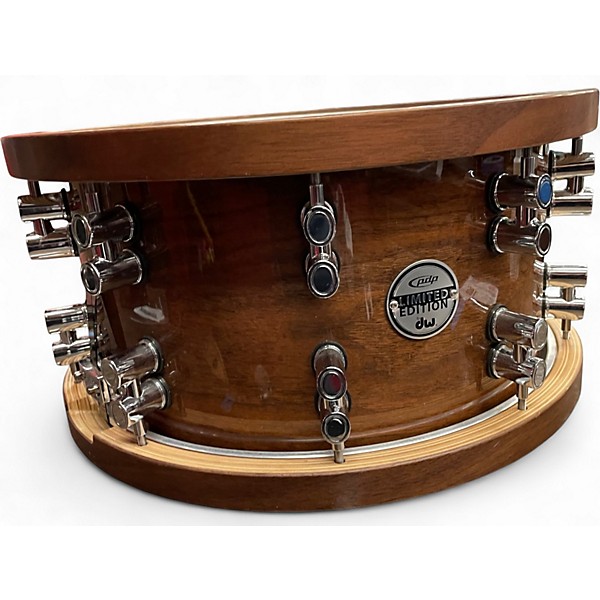 Used PDP by DW 7.5X14 Limited Edition 10 ply Maple and Walnut wood Drum