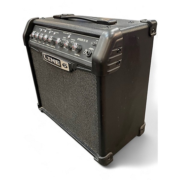 Used Line 6 Spider IV 15W 1X8 Guitar Combo Amp