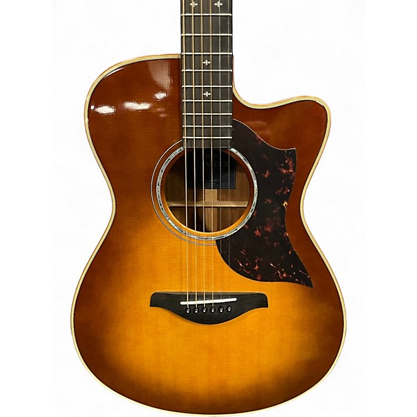Used Yamaha ac3m deluxe Sandburst Acoustic Electric Guitar