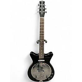 Used Danelectro 59 Resonator Black Hollow Body Electric Guitar