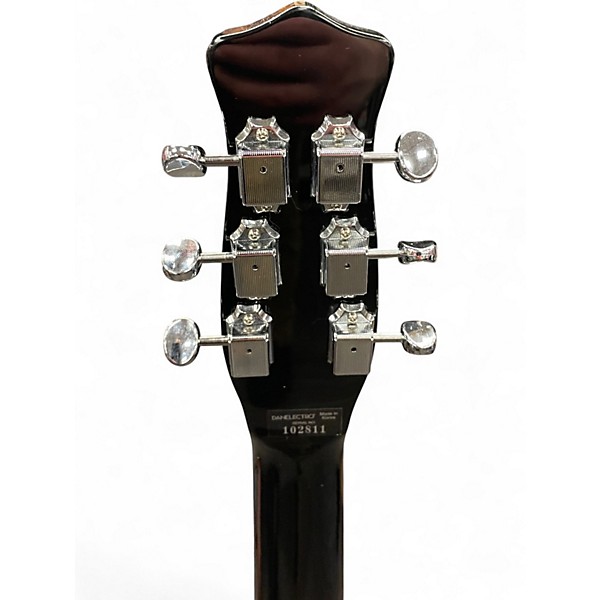 Used Danelectro 59 Resonator Black Hollow Body Electric Guitar