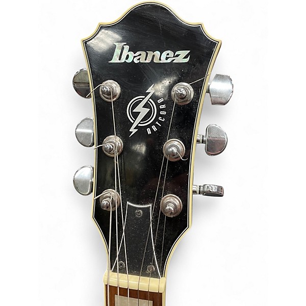 Used Ibanez AFS75T Artcore Bigsby Metallic Silver Hollow Body Electric Guitar
