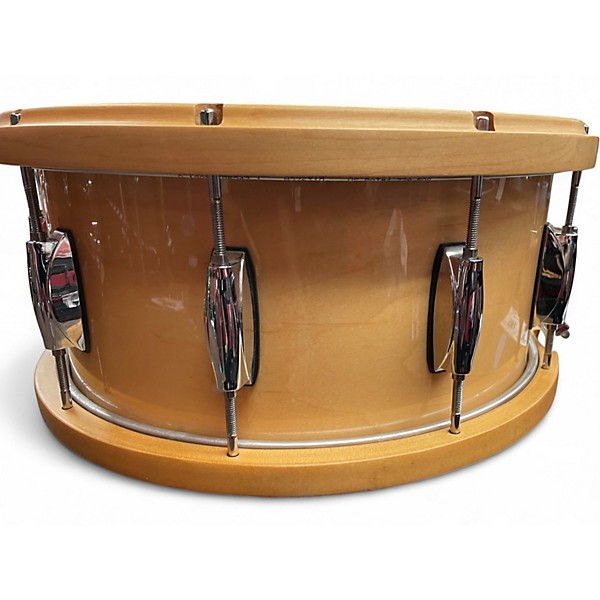 Used Gretsch Drums 14in Wood Hoop Snare Natural Drum