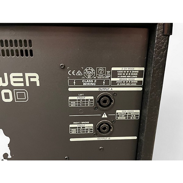 Used Behringer PMP2000D Powered Mixer