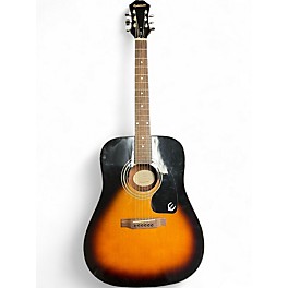 Used Epiphone PR150VS 3 Tone Sunburst Acoustic Guitar