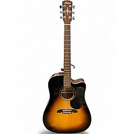 Used Alvarez RD260CE Dreadnought Sunburst Acoustic Electric Guitar