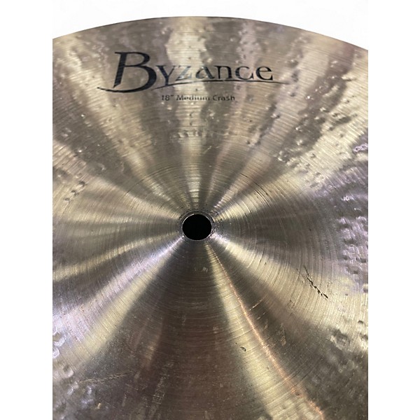 Used MEINL 18in Byzance Medium Crash Cymbal