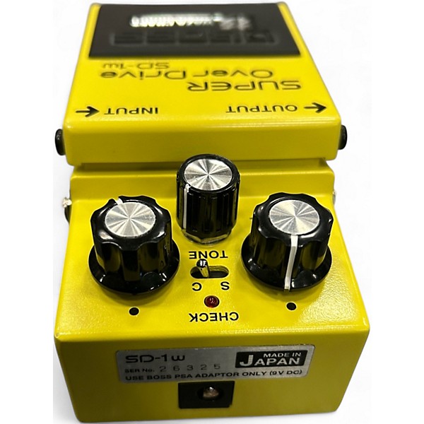 Used BOSS SD1W Super Overdrive Waza Craft Effect Pedal