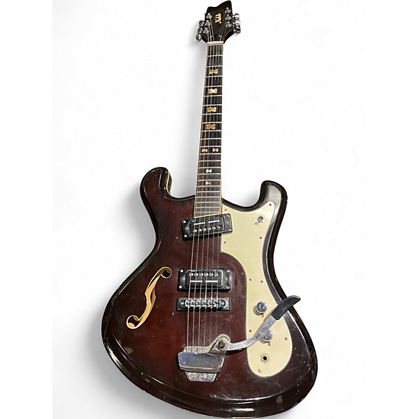 Used Noble 686-2HT Brown Hollow Body Electric Guitar