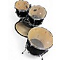 Used Ludwig 4 Piece Accent Black Drum Kit