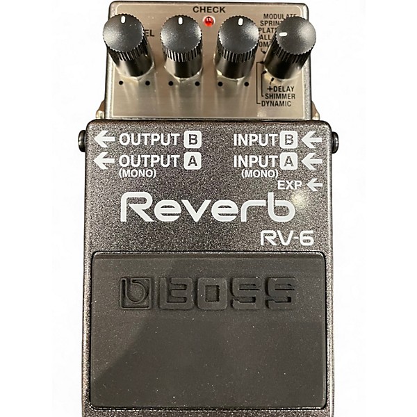 Used BOSS RV6 Digital Reverb Effect Pedal