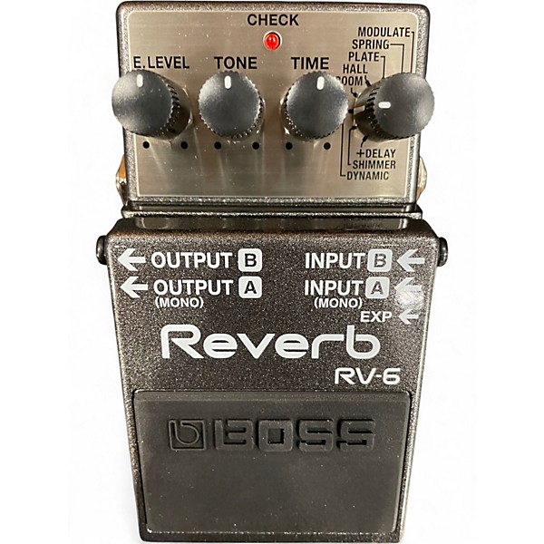 Used BOSS RV6 Digital Reverb Effect Pedal