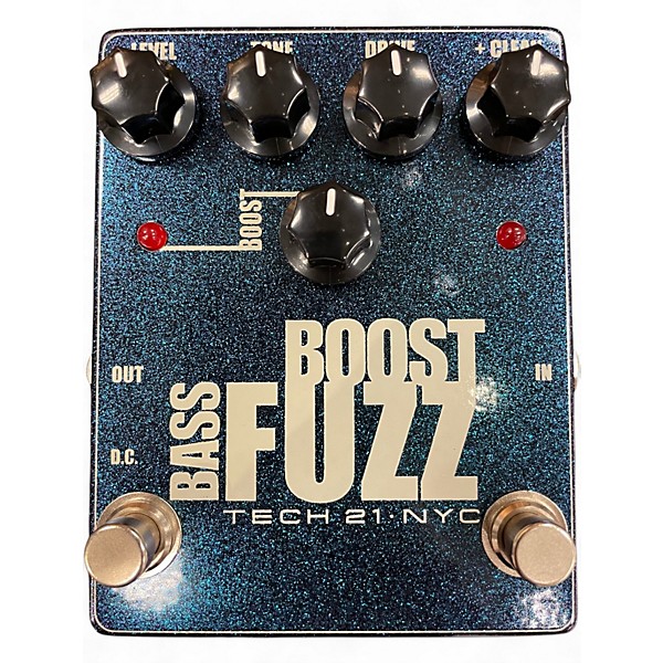 Used Tech 21 Bass Boost Fuzz Effect Pedal