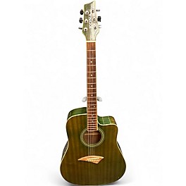 Used Kona K1TG Trans Green Acoustic Guitar
