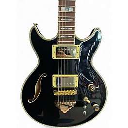 Used Ibanez AR520H Black Hollow Body Electric Guitar