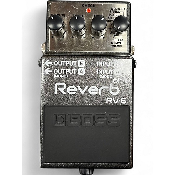 Used BOSS RV6 Digital Reverb Effect Pedal