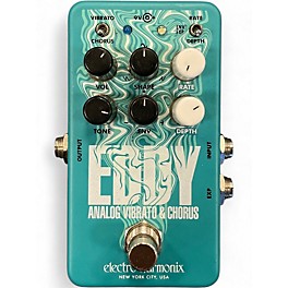 Used Electro-Harmonix Eddy Analog Vibrato & Chorus Effect Pedal